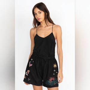 Johnny Was MONROE LINEN SHORT XL